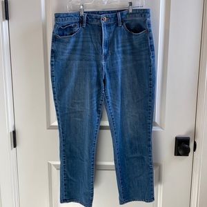 Talbots Flawless High Waist Modern Ankle Jean Size 14